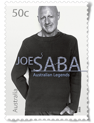 Australia Post Legends Series Stamp - Joe Saba
